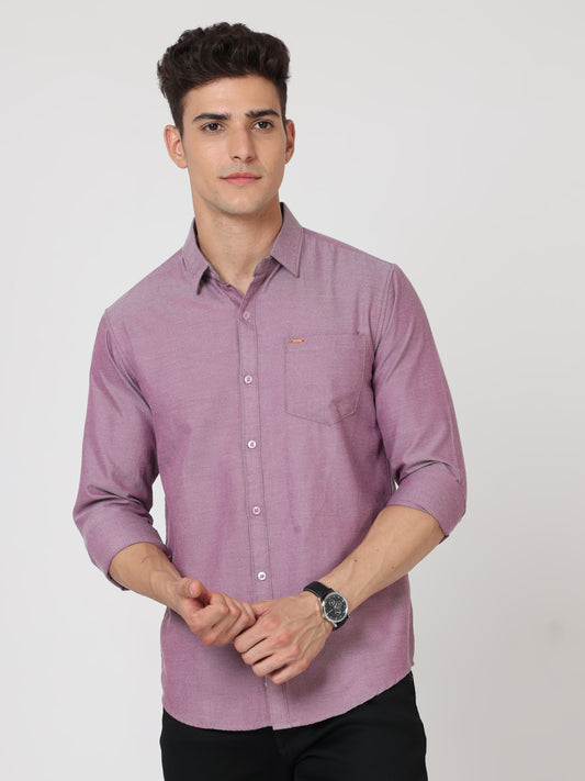 Onfire Oxford Purple Shirt