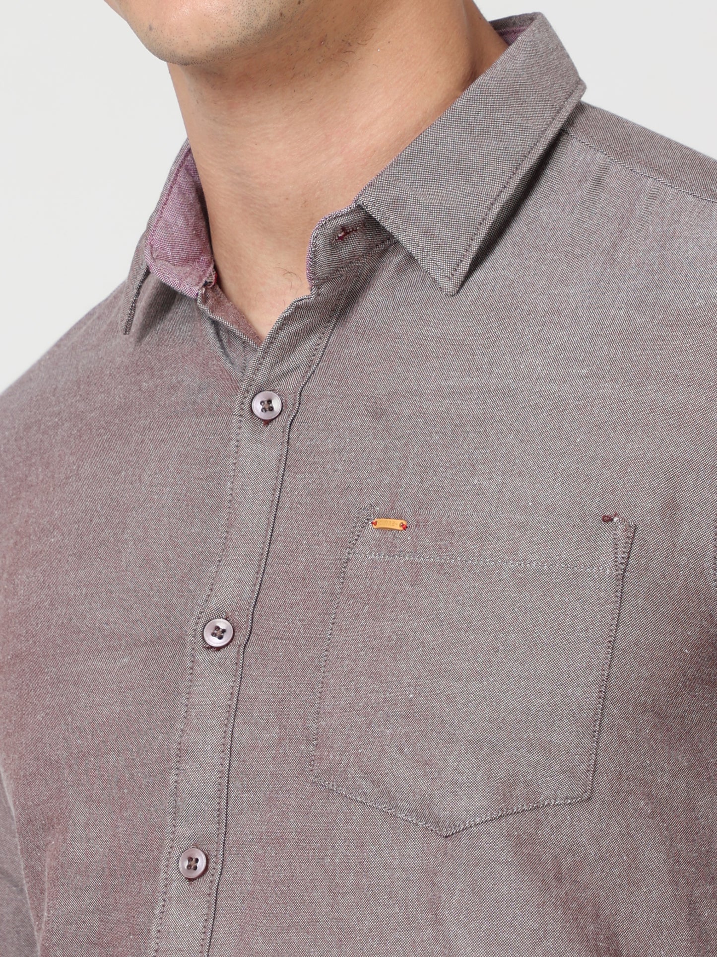 Onfire Oxford Light Brown Shirt