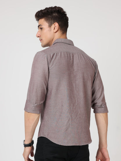 Onfire Oxford Light Brown Shirt