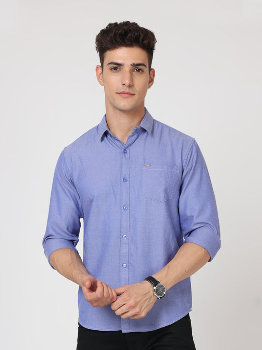 Onfire Oxford Water Blue Shirt