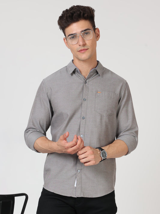 Onfire Oxford Grey Shirt