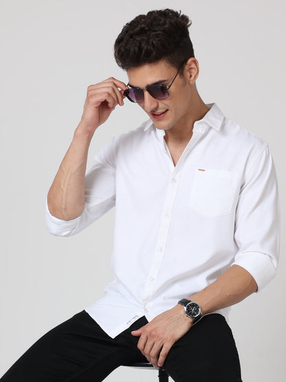 Onfire Oxford White Shirt