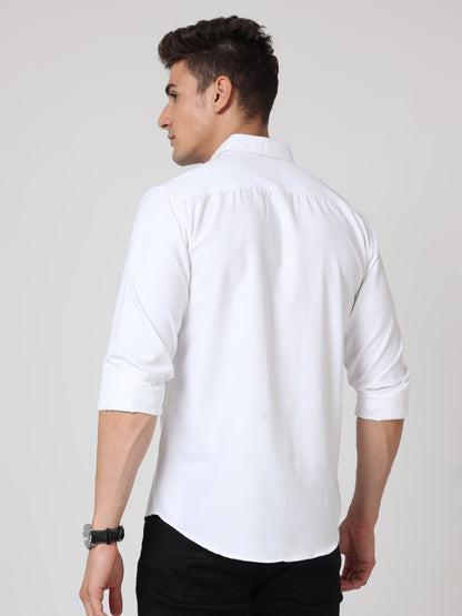 Onfire Oxford White Shirt