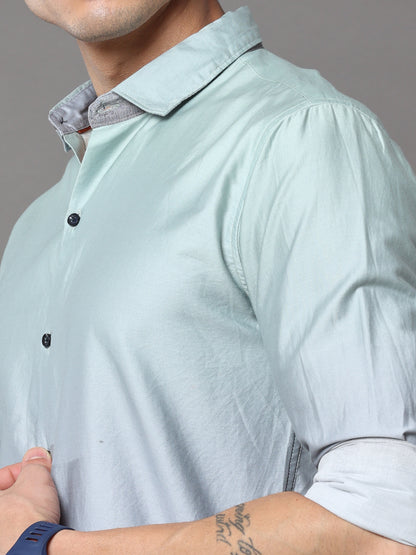 Onfire Fancy Designer Sky Blue Shirt