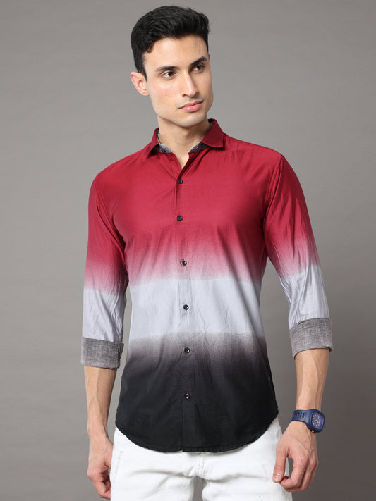 Onfire Trio Fancy Designer Red Shirt