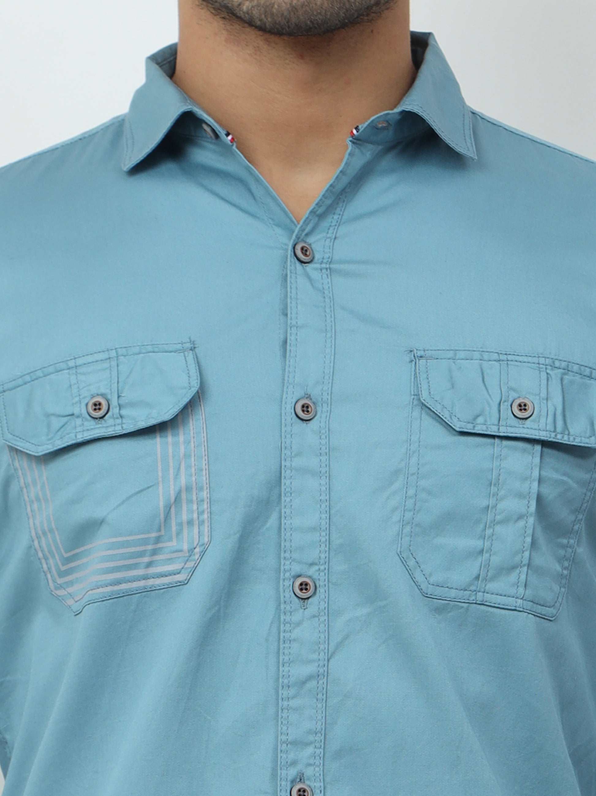 Onfire Cargo Turquoise Shirt