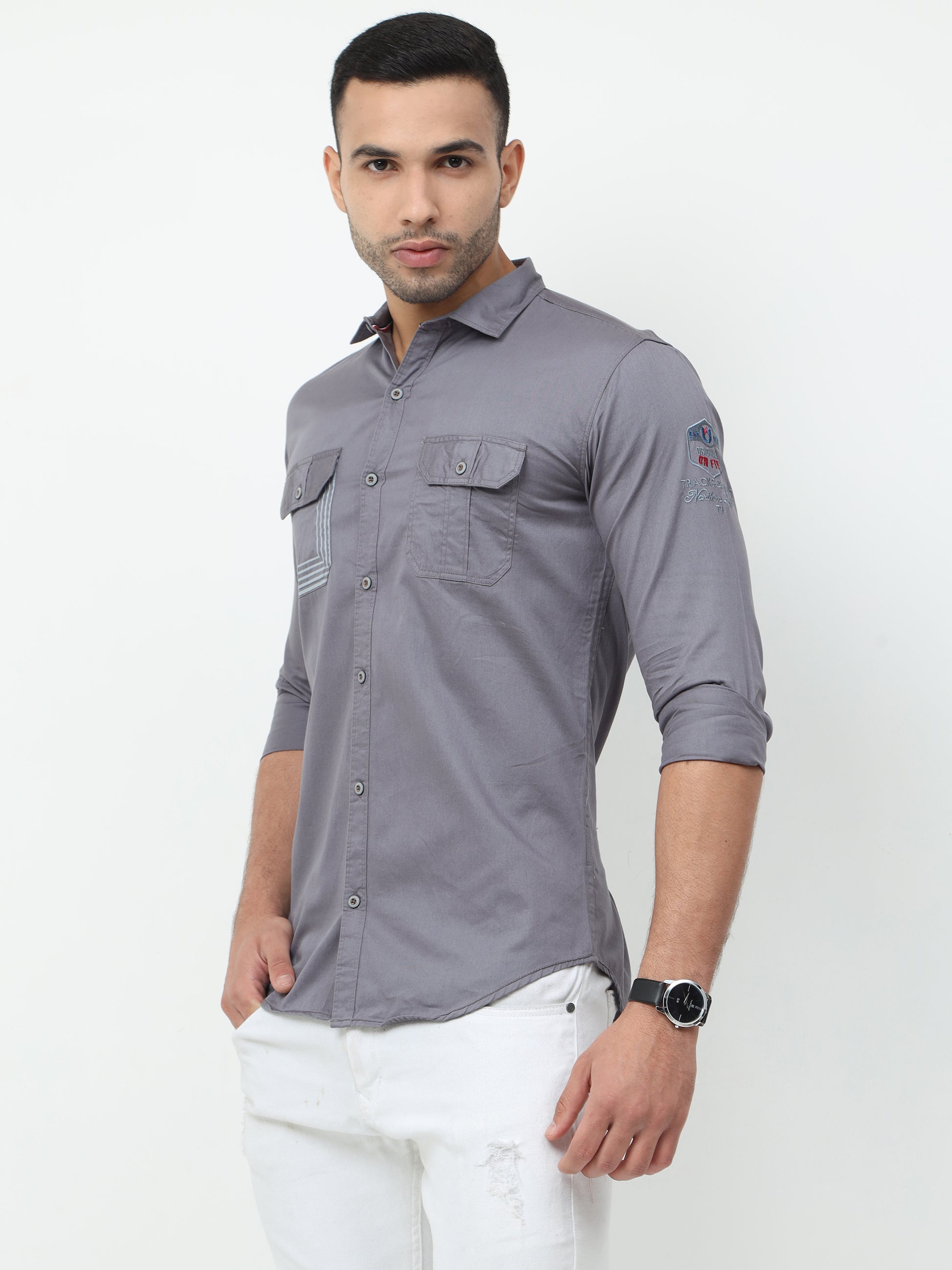 Onfire Cargo Light Grey Shirt