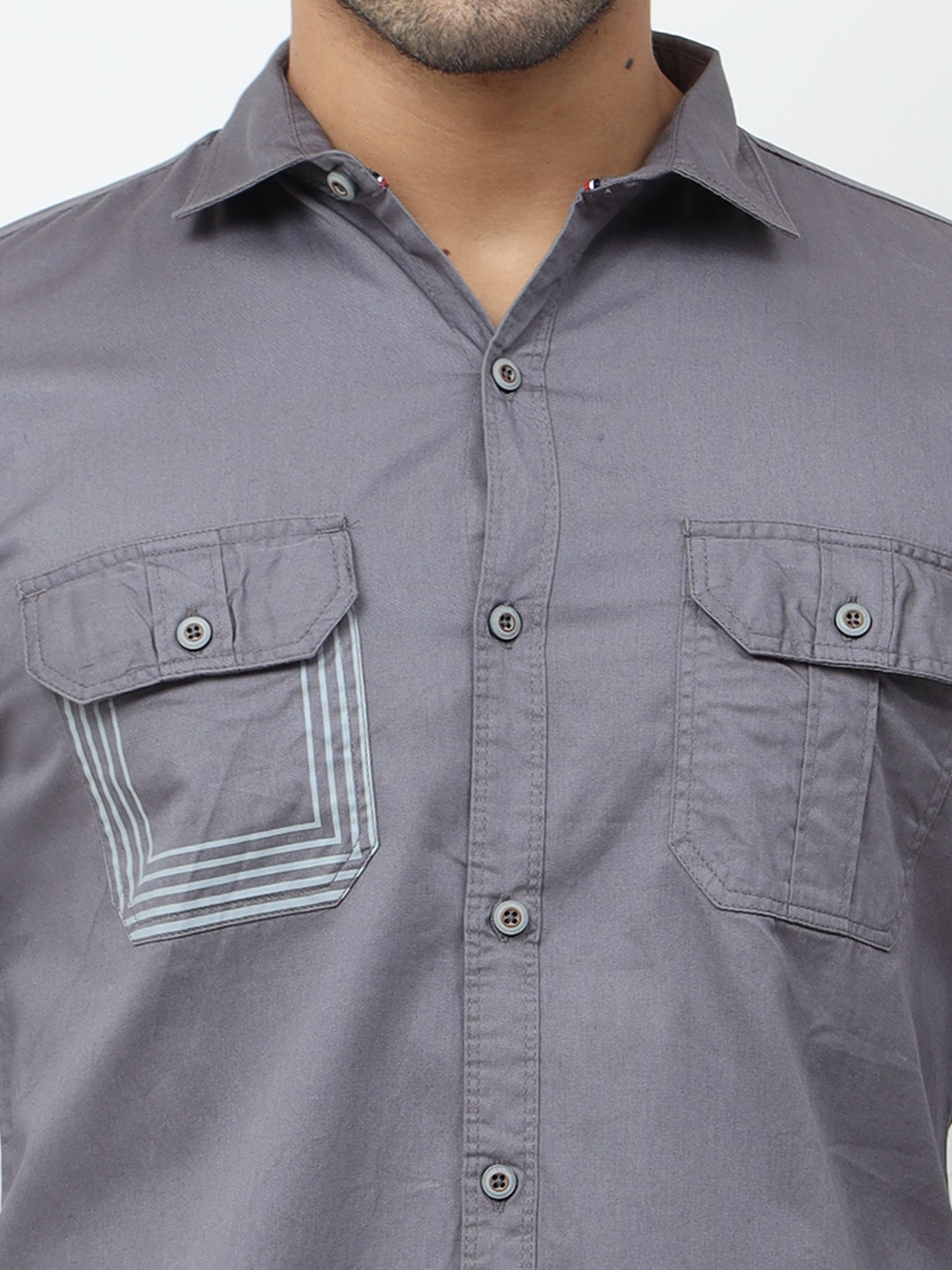 Onfire Cargo Light Grey Shirt