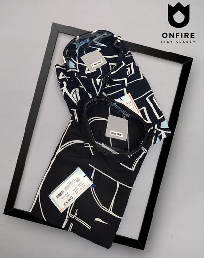 Onfire Rayon Half Sleeves Shirt