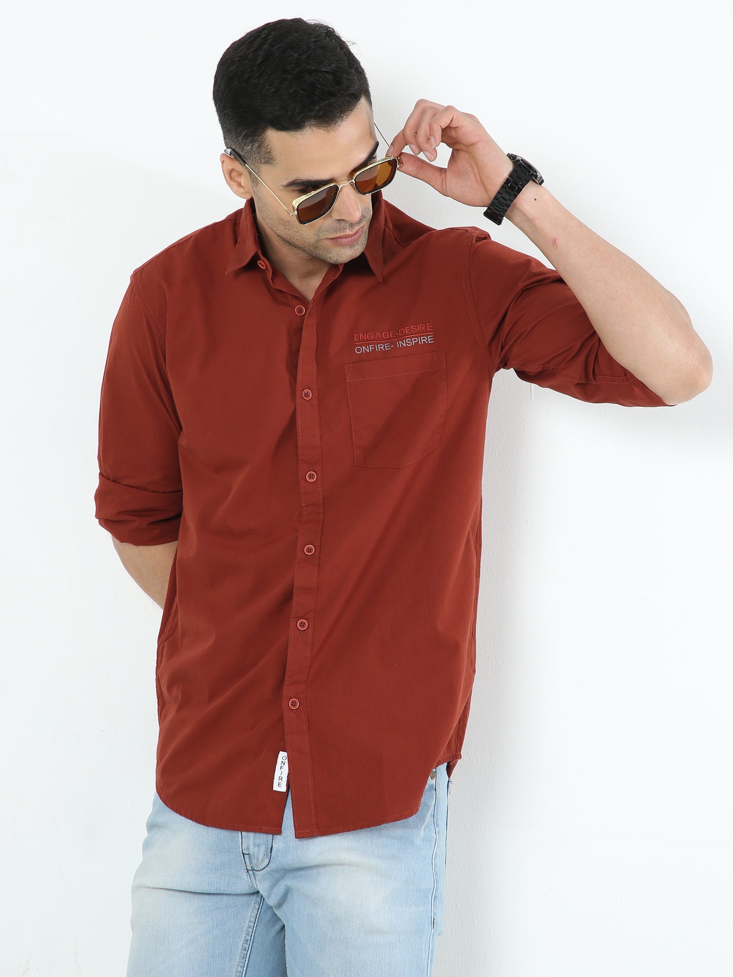 Onfire Solid Brick Shirt