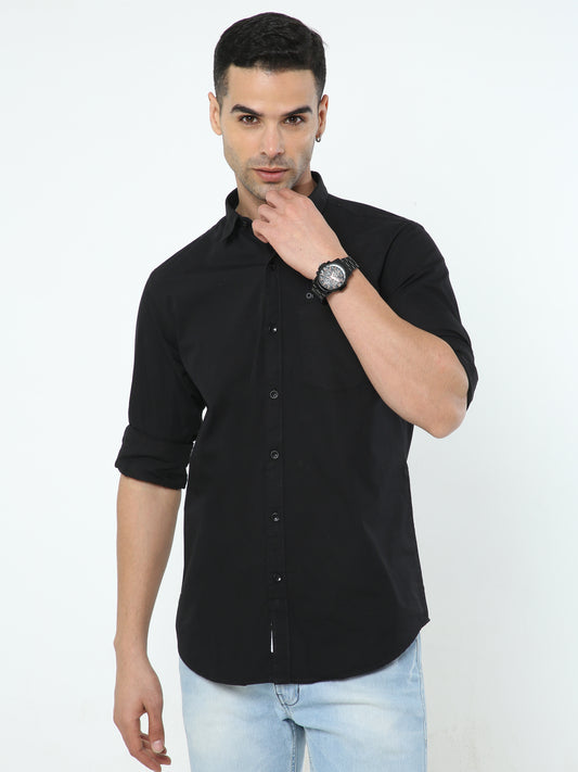 Onfire Solid Black Shirt