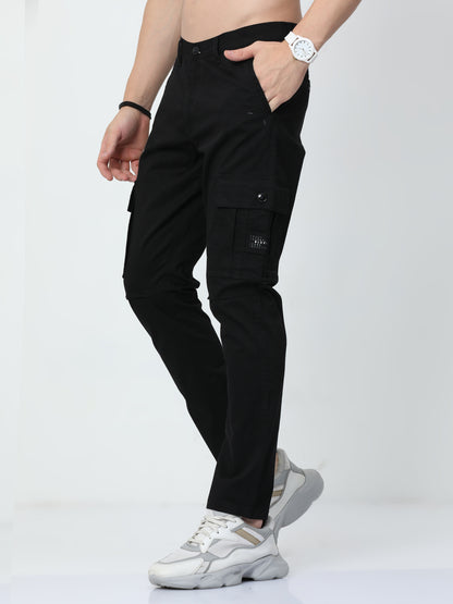 Hardy Black Cargo Pant A113A