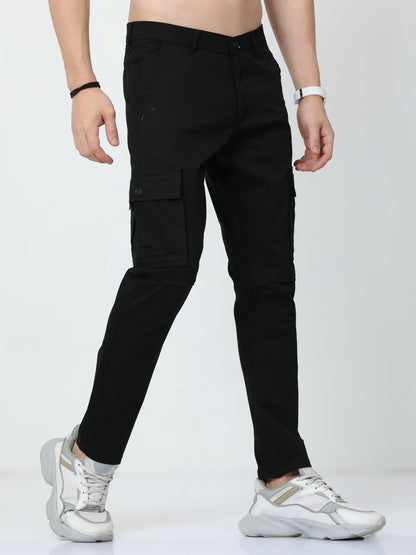 Hardy Black Cargo Pant A113A