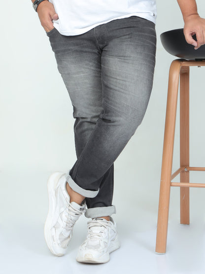 Ocenic Dark Grey Plus size Jeans A1613A