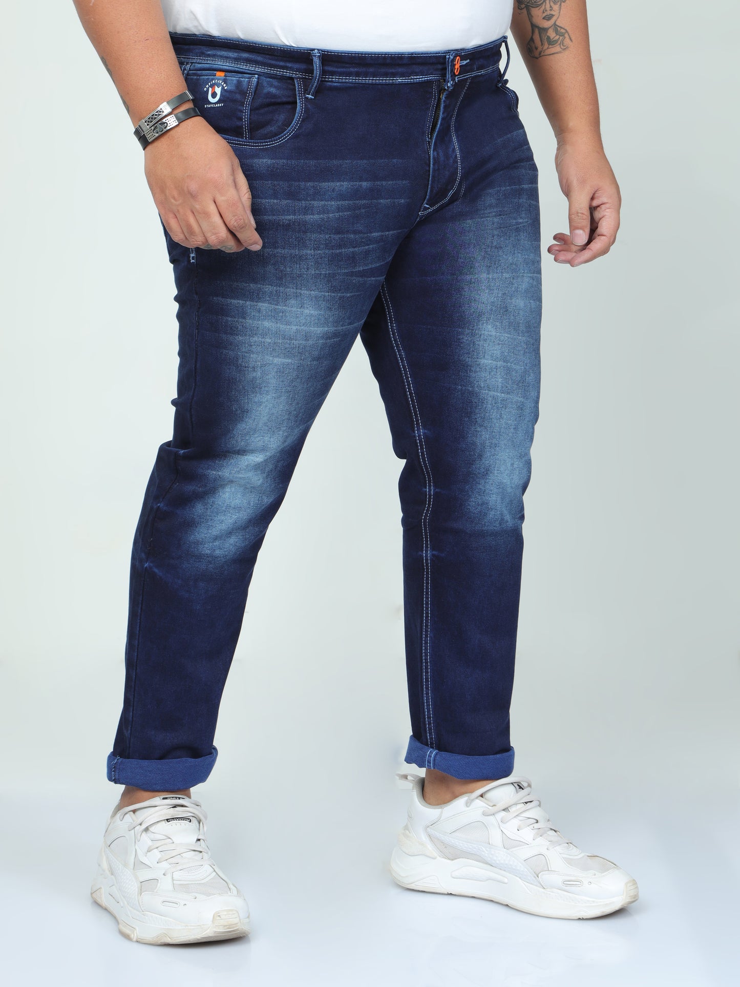 Renegade Dark Blue Plus size Jeans A1571A