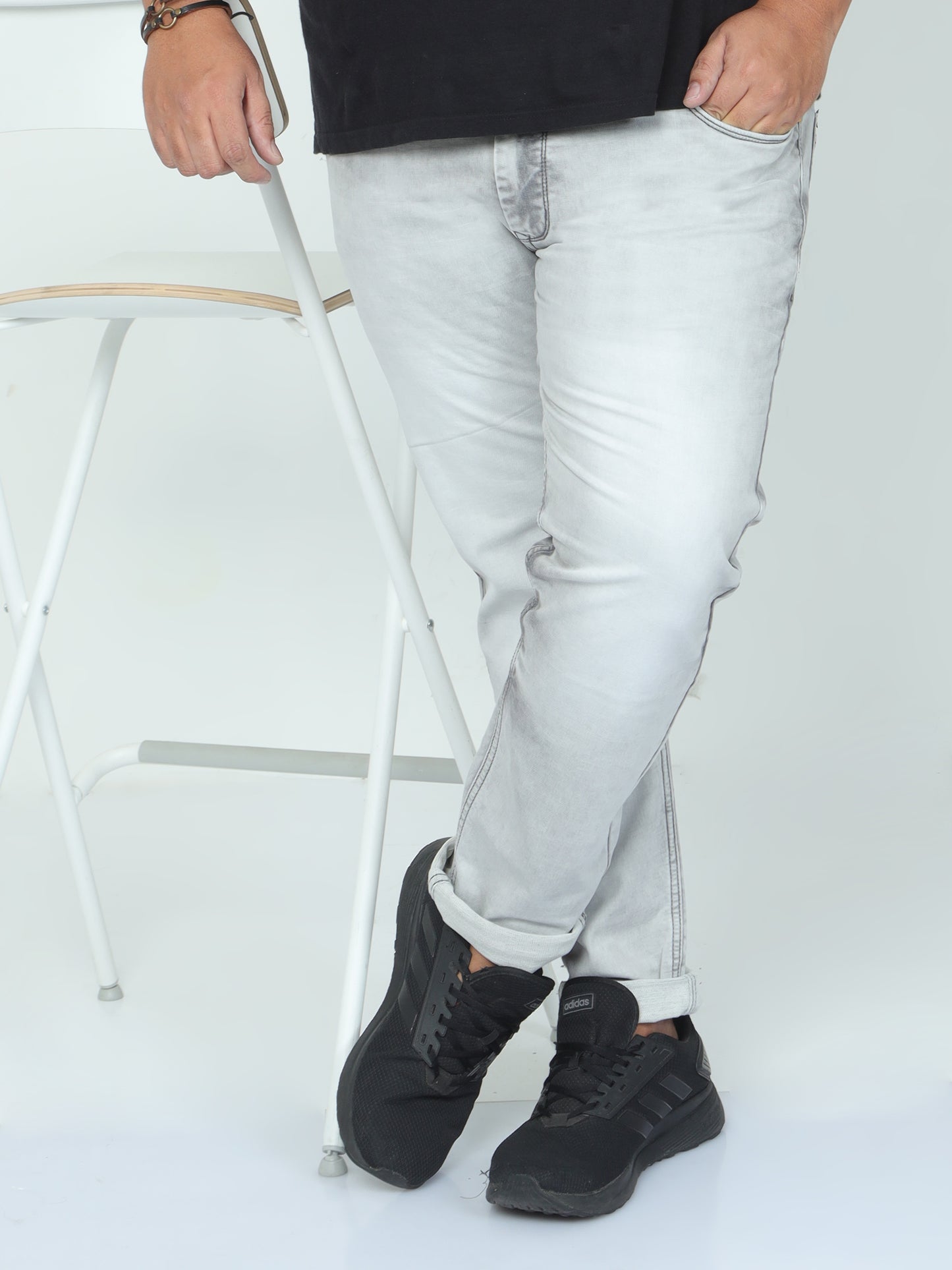 ChronoFlex Light Grey Plus size Jeans A1614A