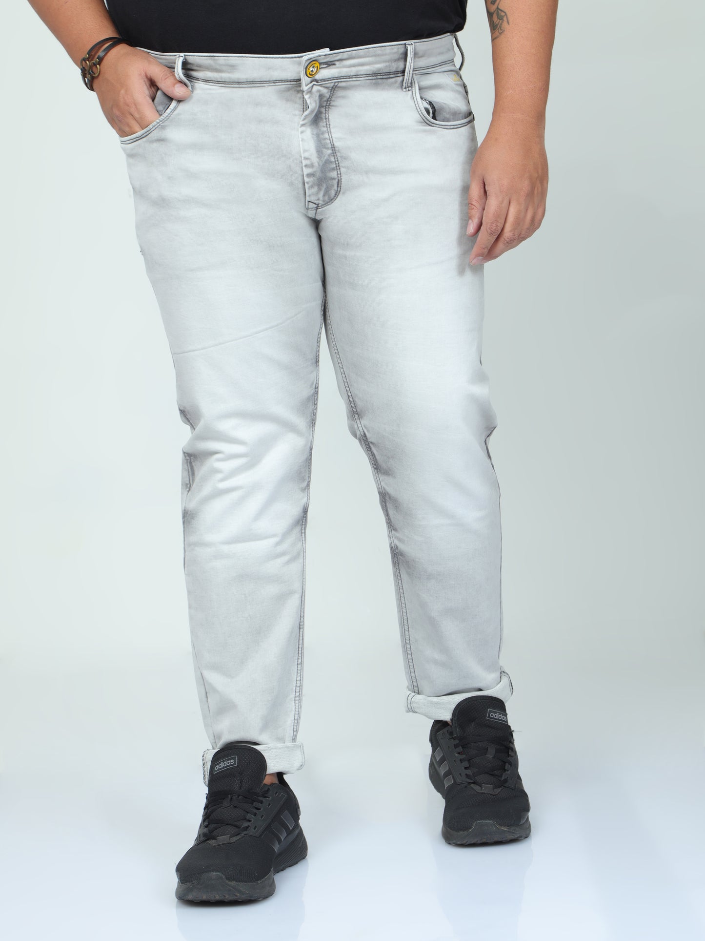 ChronoFlex Light Grey Plus size Jeans A1614A