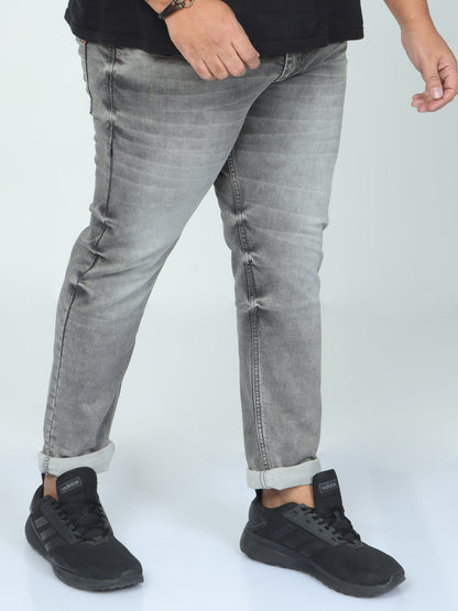 Ocenic Light Grey Plus size Jeans A1613A