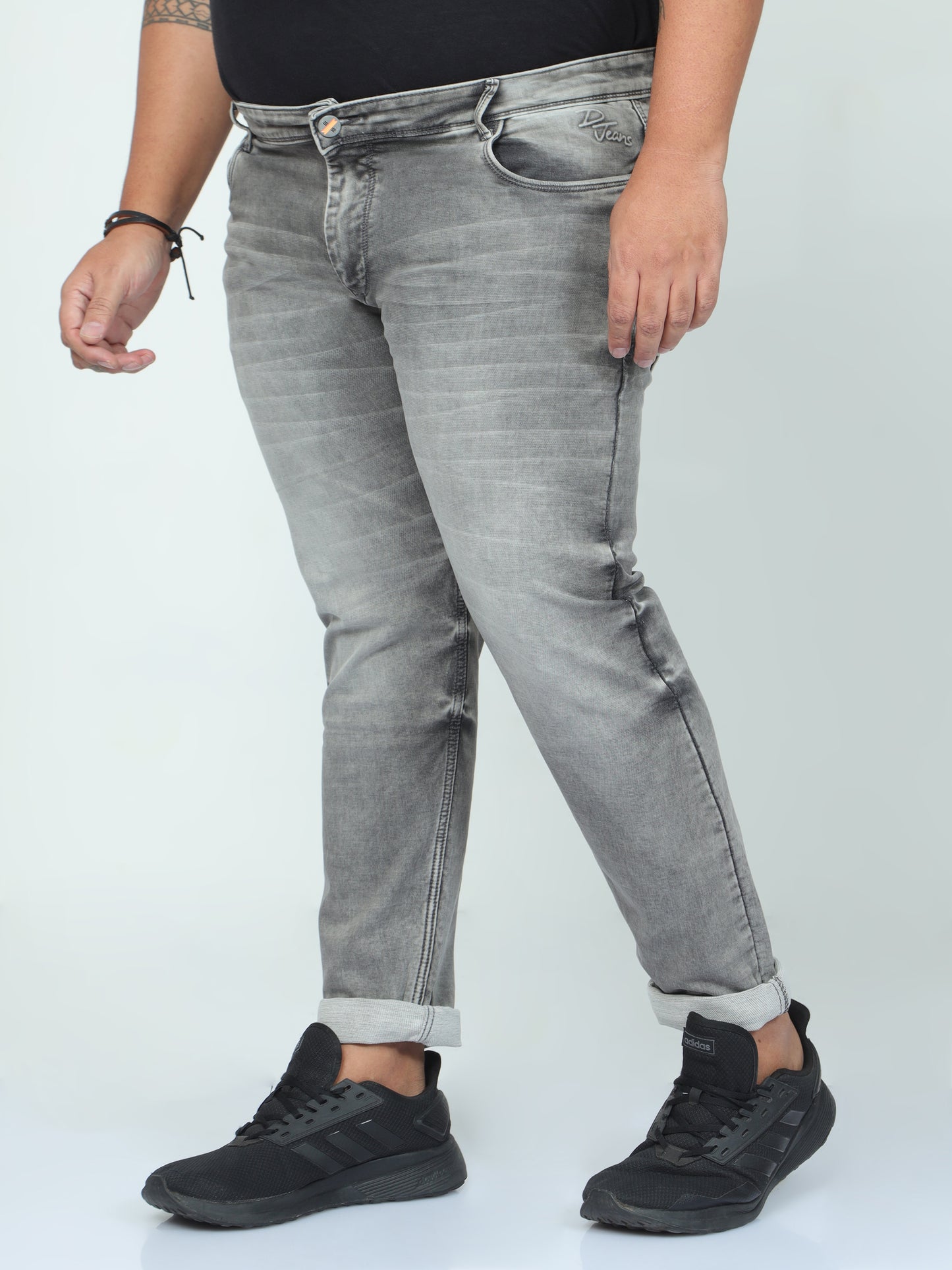 Ocenic Light Grey Plus size Jeans A1613A