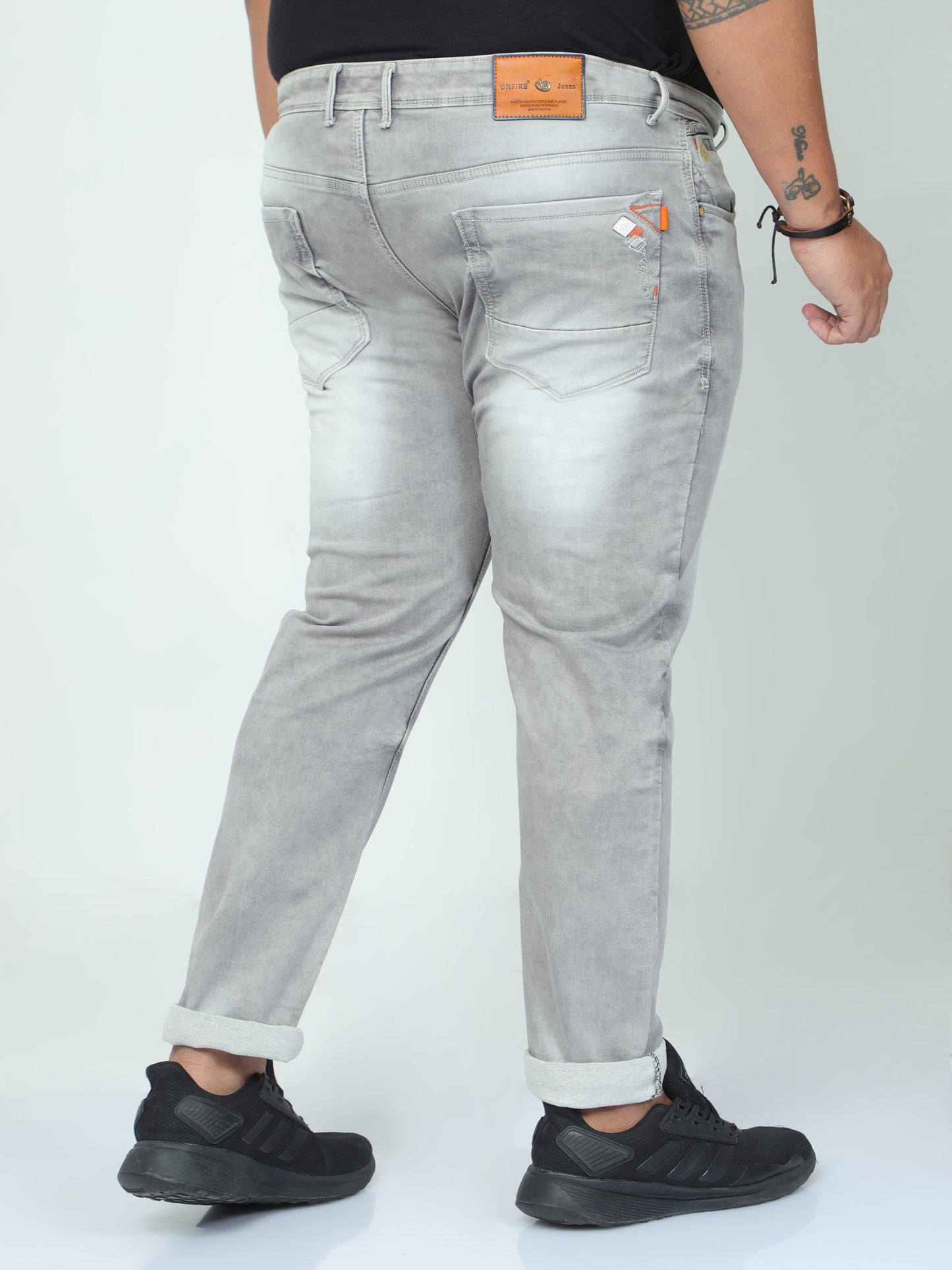 StormRider Grey Plus size Jeans A1611A