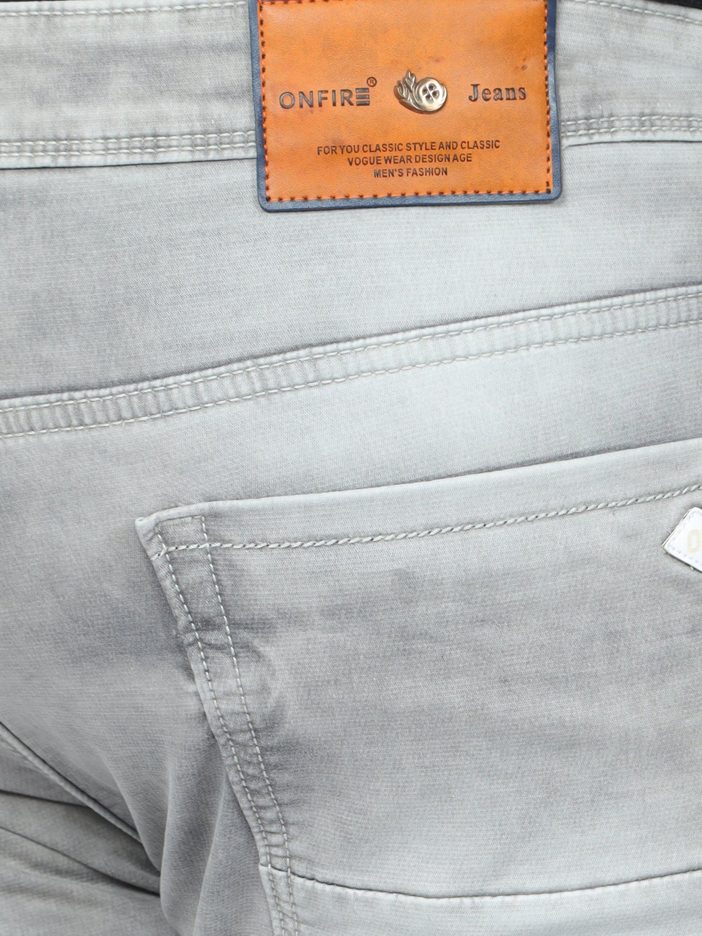 StormRider Grey Plus size Jeans A1611A