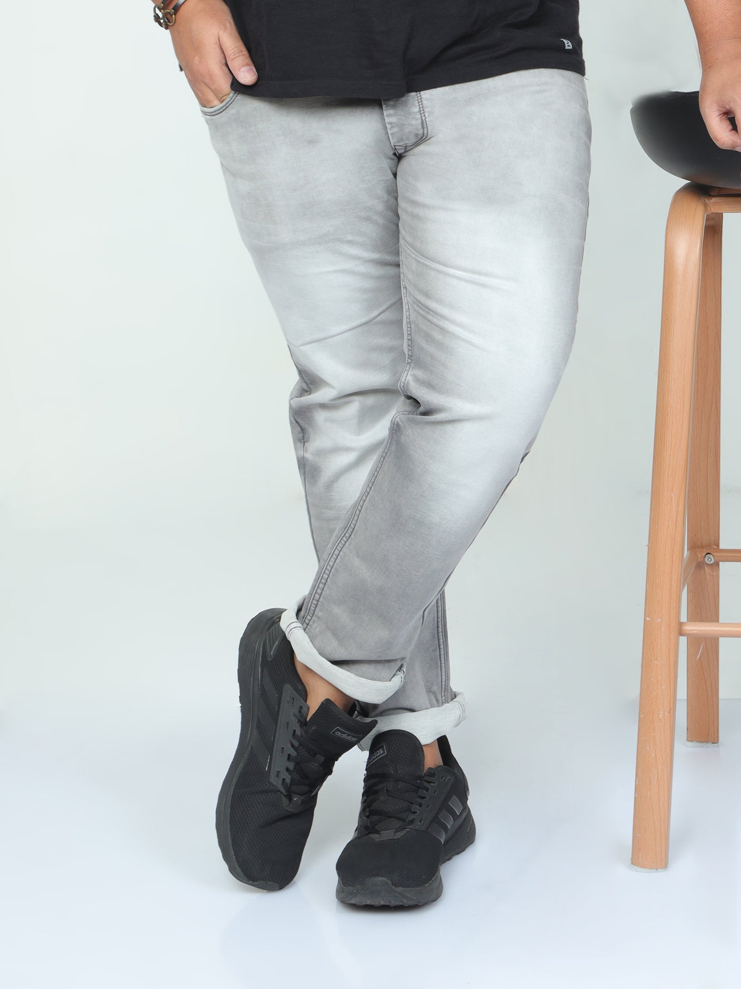 ChronoFlex Grey Plus size Jeans A1614A