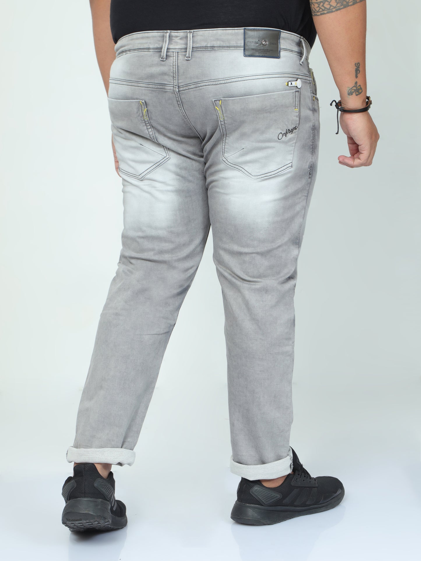 ChronoFlex Grey Plus size Jeans A1614A