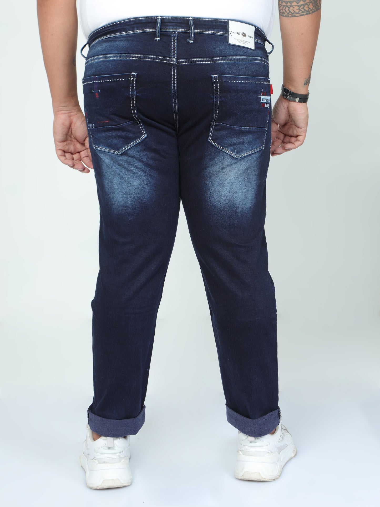 Magnus Dark Blue Plus Size jeans A1573A