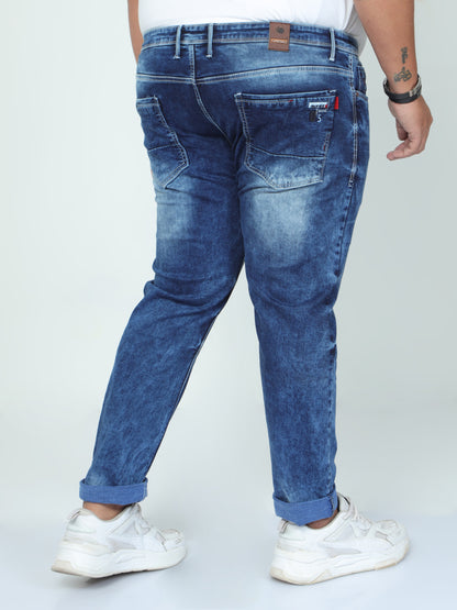 PhantomGlide Light Blue Plus size Jeans A1574A