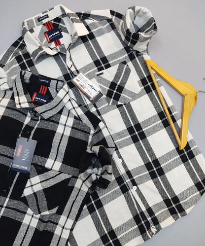 Croped Casual Checks Shirt