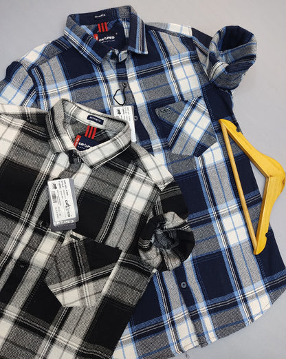 Croped Casual Checks Shirt