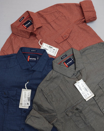 Croped Cargo Shirt