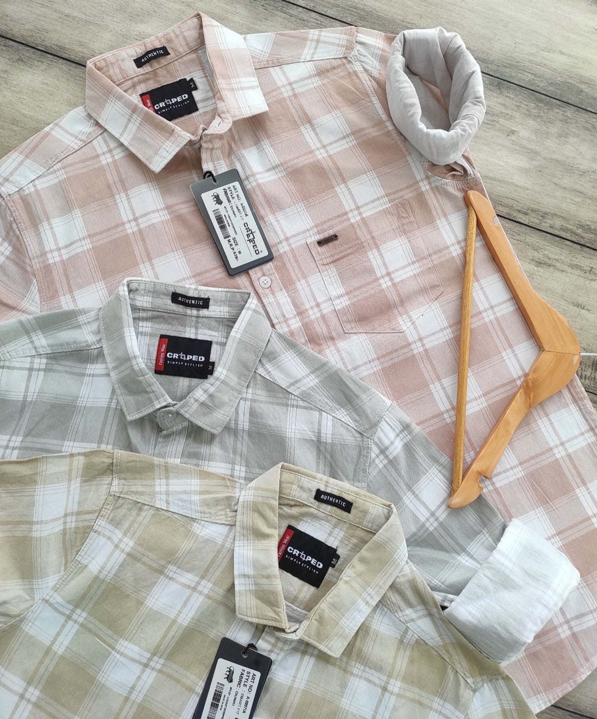 Croped Checks Full Sleeves Shirt