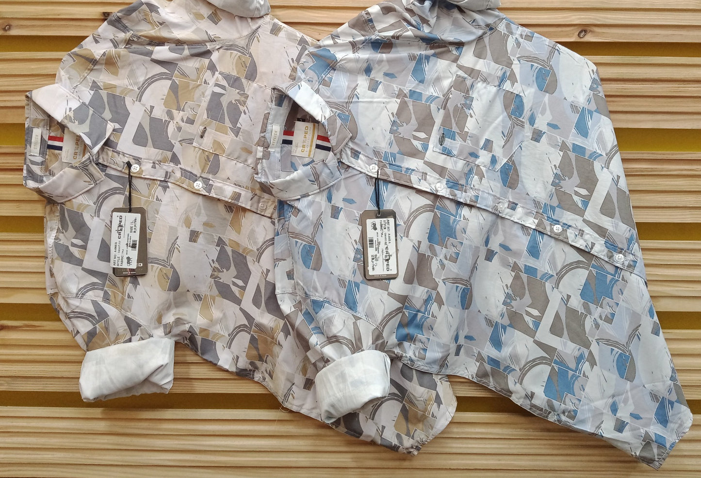 Croped Digital Print Shirts