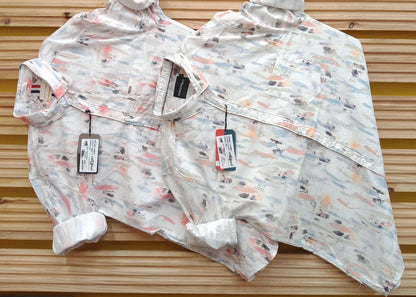 Croped Digital Print Shirts