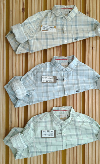 Croped Softy Cotton Checks Shirts