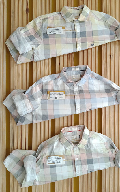 Croped Softy Cotton Checks Shirts