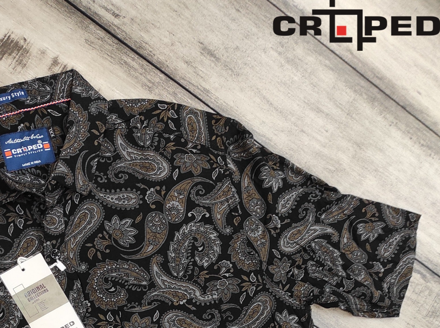 Croped Printed Rayon Shirts