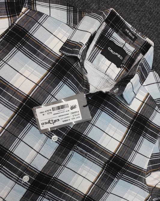 Croped Weekend Checks Shirt