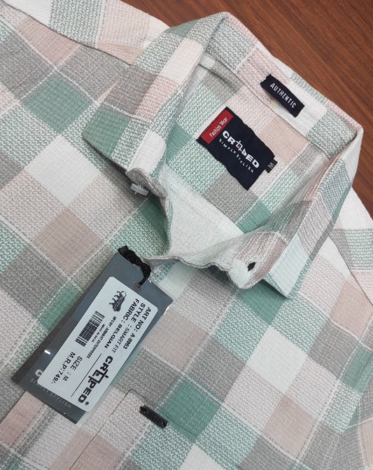 Croped Belgian Checks Shirt