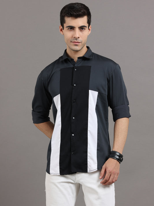 Onfire fancy designer shirt - Dark Grey