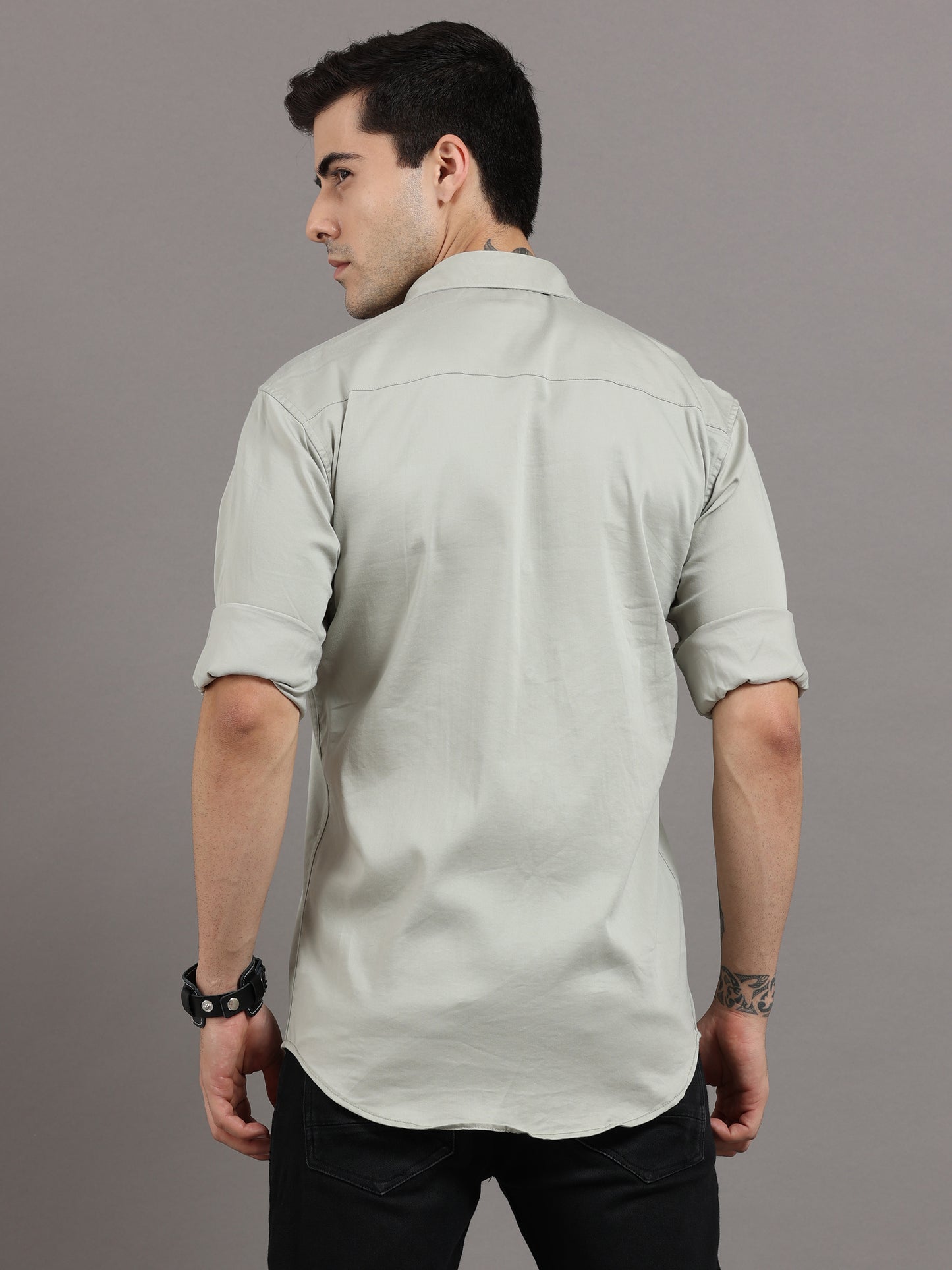 Onfire fancy designer shirt - Light Grey