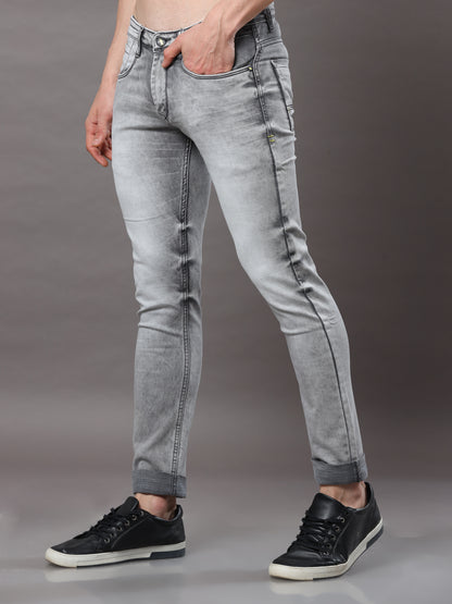 Onfire Grey Skinny Jeans