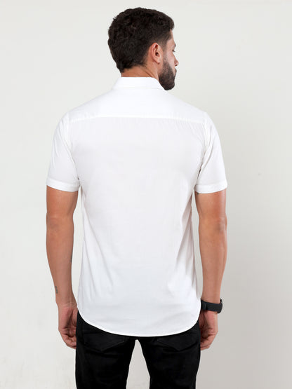 Onfire seltos plain half shirt white