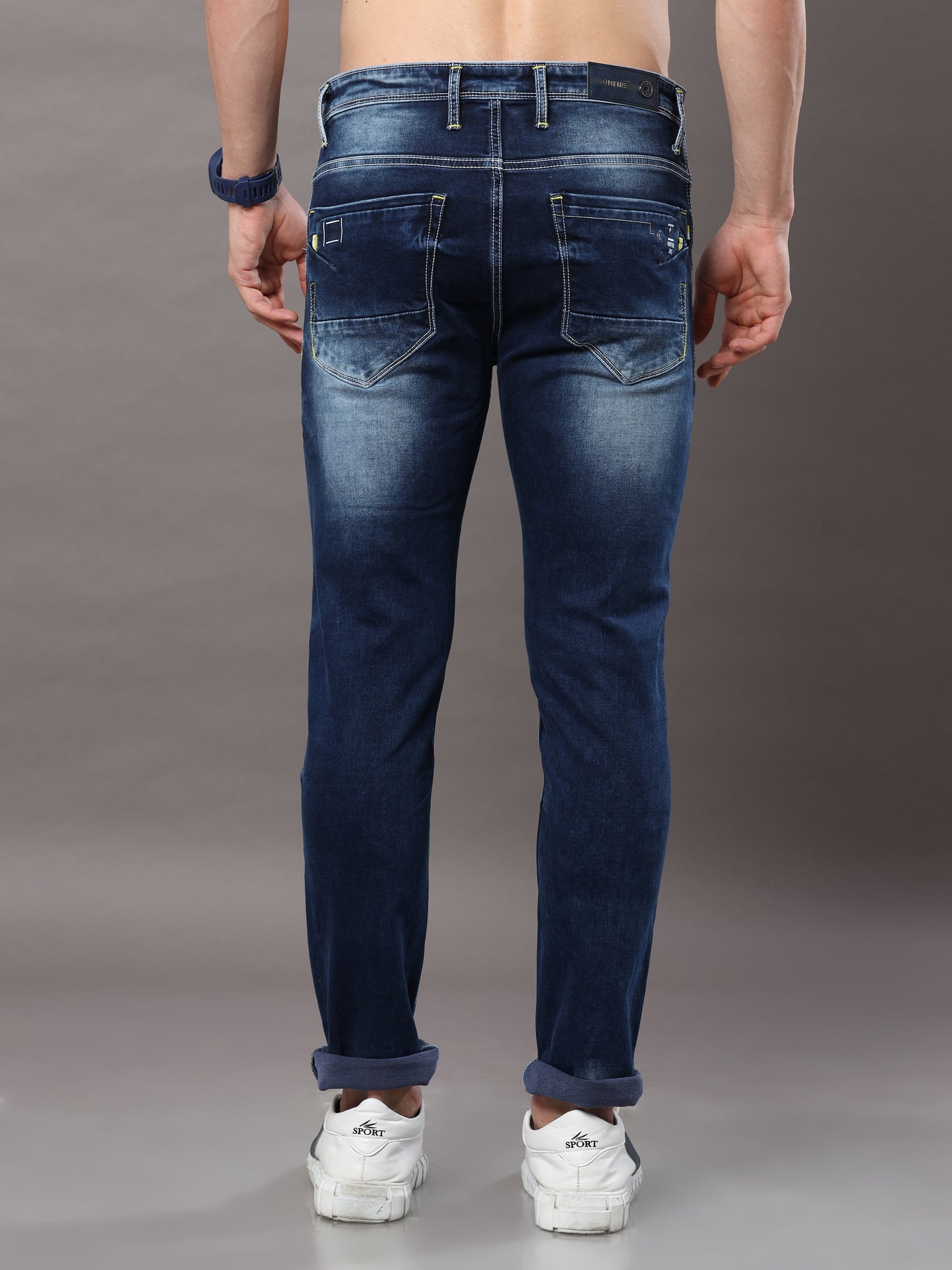 Onfire Arbour Dark Blue Skinny Jeans