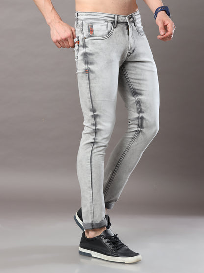 Onfire Grey Skinny Jeans