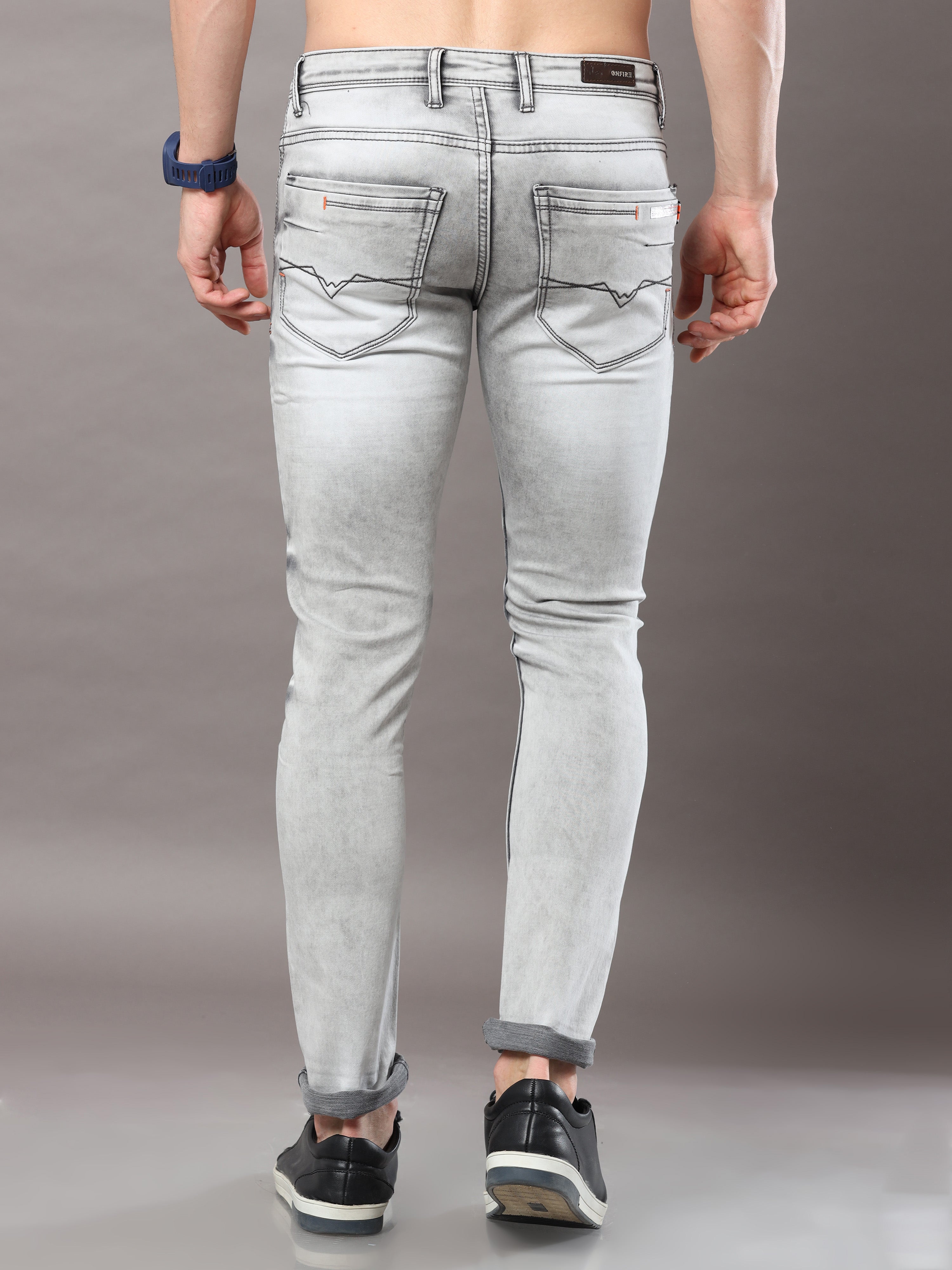 Jeans homme online gris