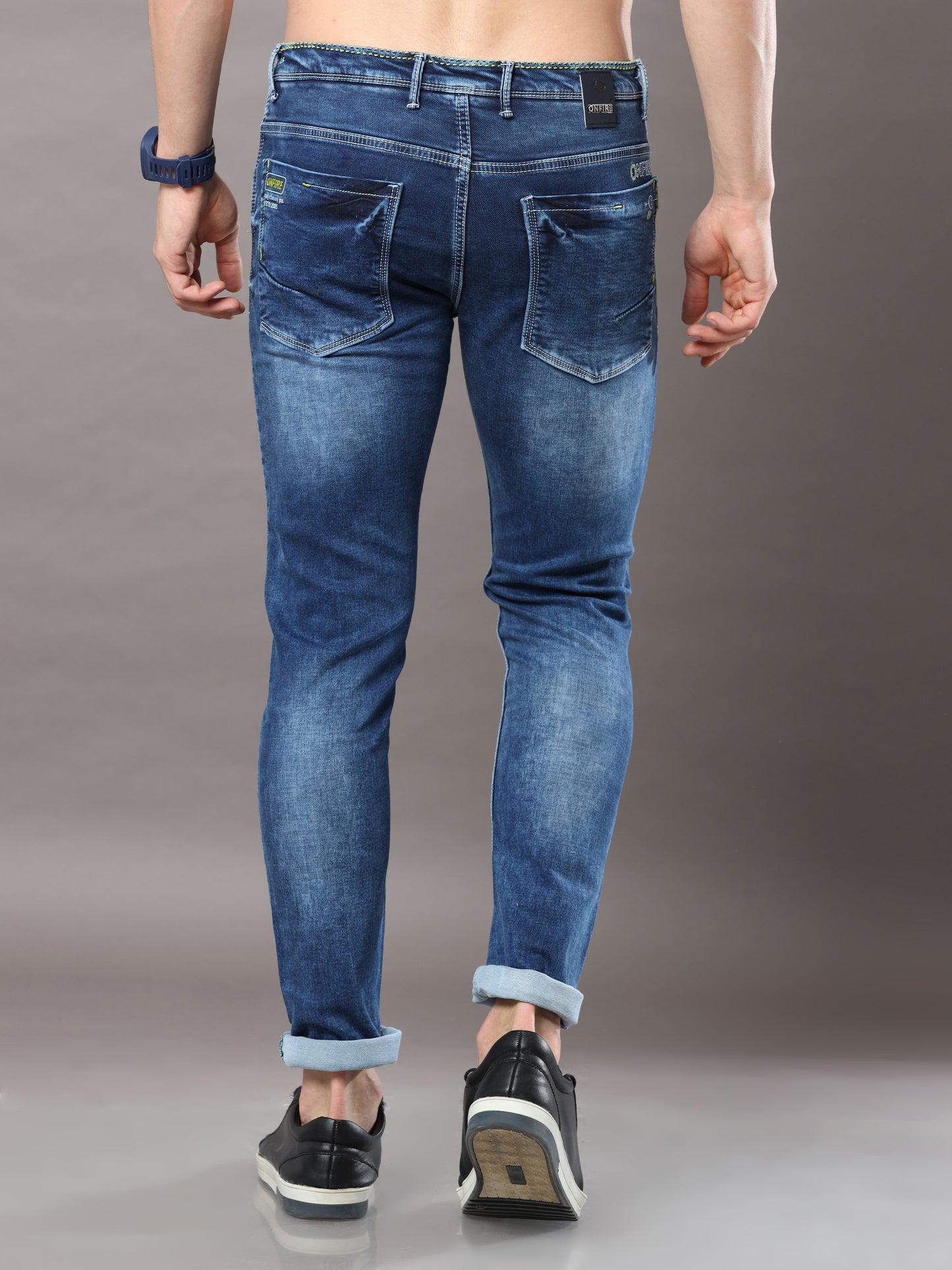 Onfire Dark Blue Skinny Jeans