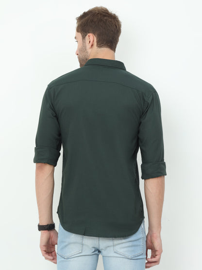 Onfire Designer Bottle Green Shirt