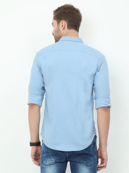 Onfire Designer Aqua Blue Shirt